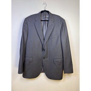 Corneliani Made In Italy Super Extra Fine Wool Blazer Gray Mens Size IT60 US48